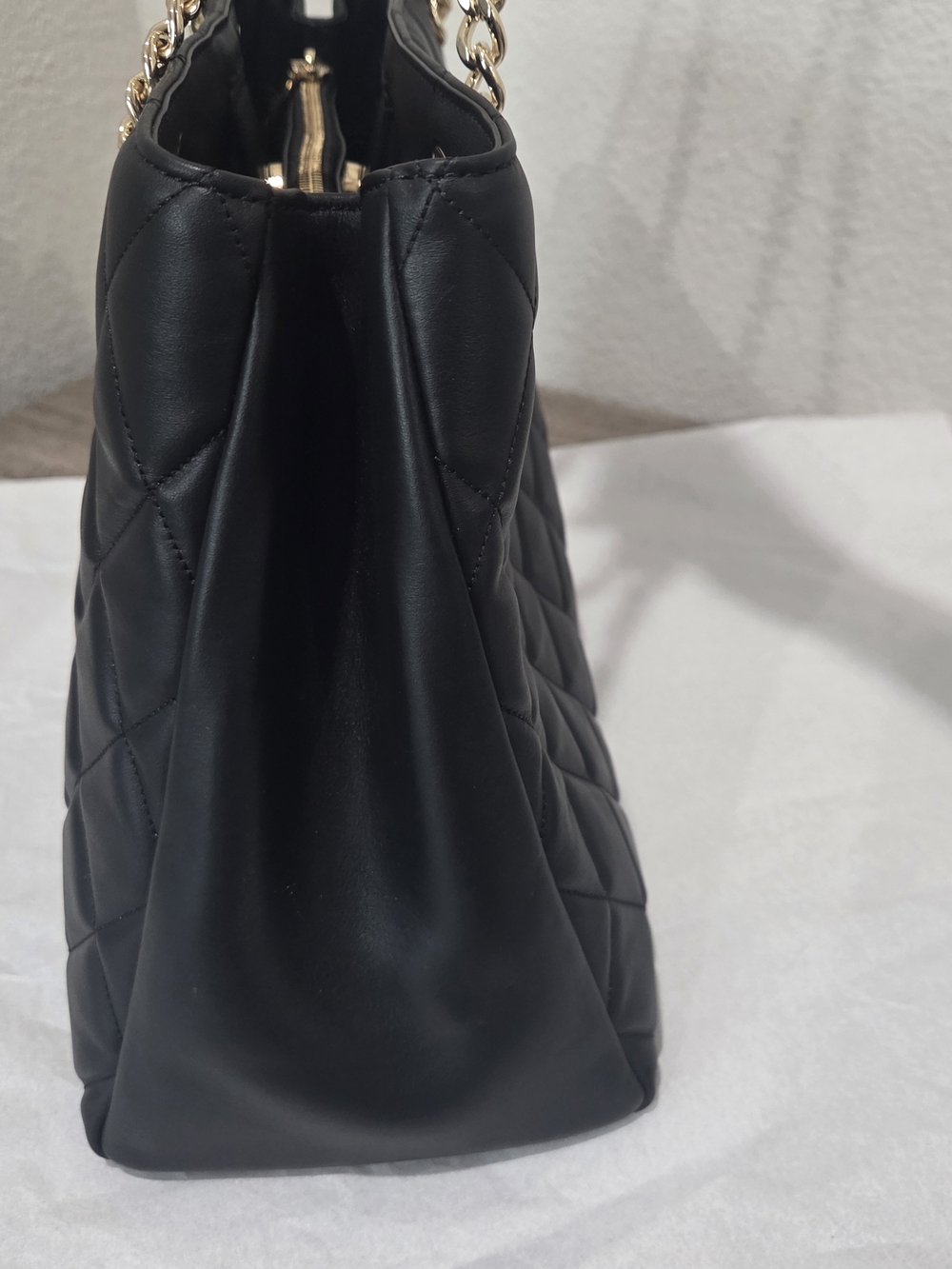 kate spade Quilted Black Chain-Handle Tote - Picture 9 of 16